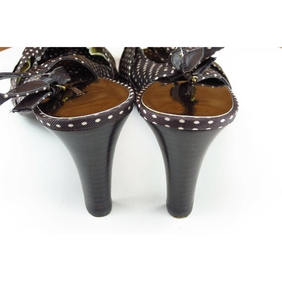 Etienne Aigner Women Sz 9‎ M Brown Pump Synthetic Shoes Vivica - Picture 6 of 8